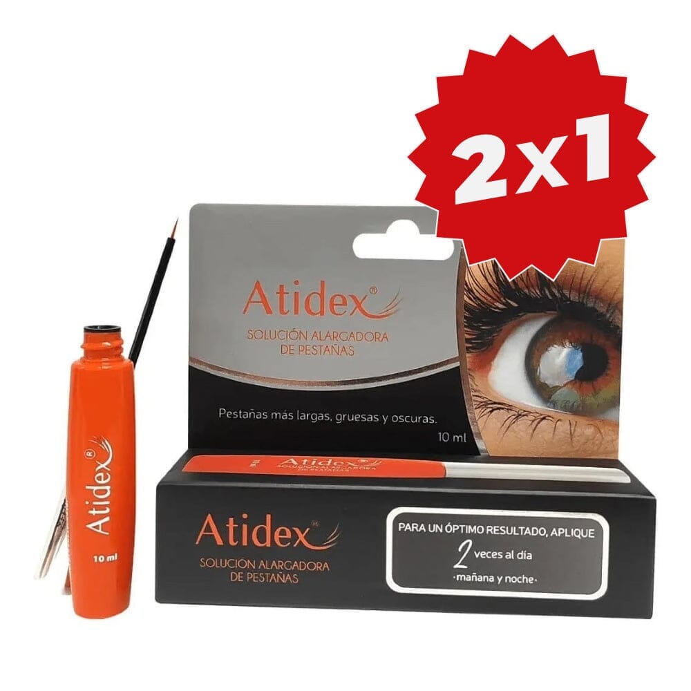 Atidex 10 mL Solución Alargadora de Pestañas (2x1) Farmex-Pluxee-Persistente